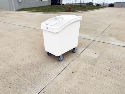 NSF 32 Gallon Mobile Ingredient Rice  Storage Bin IB120L