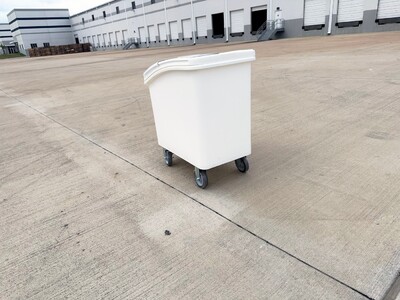 NSF 32 Gallon Mobile Ingredient Rice  Storage Bin IB120L