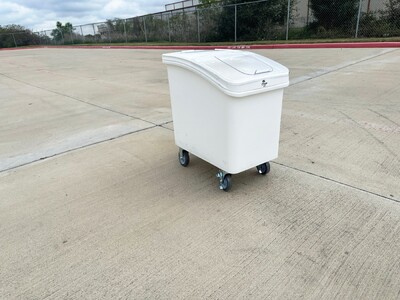NSF 32 Gallon Mobile Ingredient Rice  Storage Bin IB120L