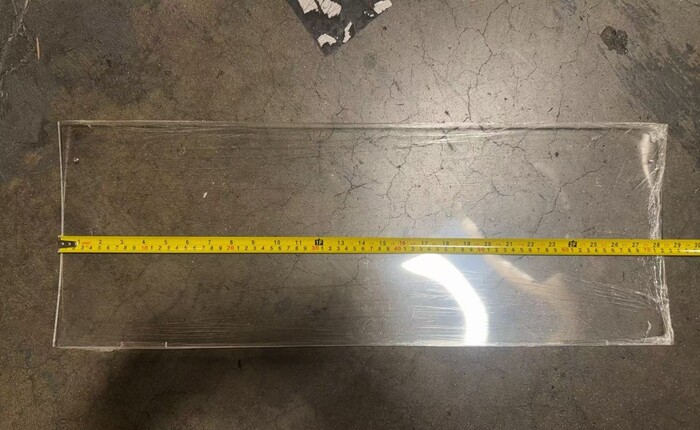 [Parts] GR60 Bakery Pastry Display See Tru Plastic Cover 28 Ins
