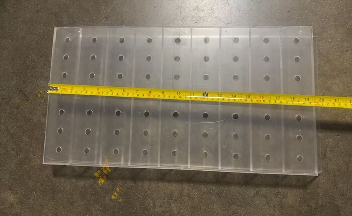 [Parts] SD651S Chest Glass door Freezer Plastic Showing Stand 20