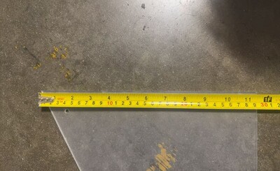 [Parts] SD551S  Plastic Showing Stand Matching Board 16 Ins