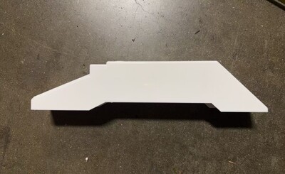 [Parts] White Plastic Accessories