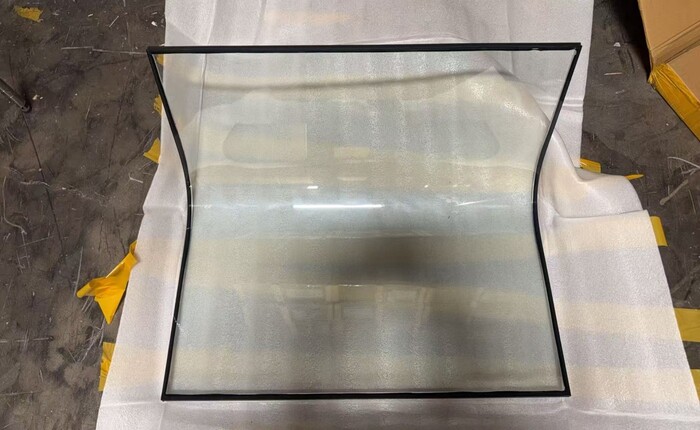 [Parts] CW-160R Bakery Display Case Front Curved Glass