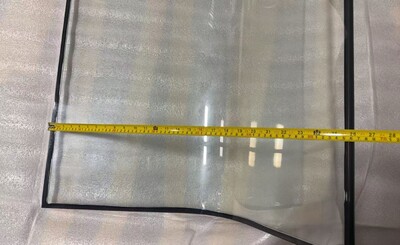 [Parts] CW-160R Bakery Display Case Front Curved Glass