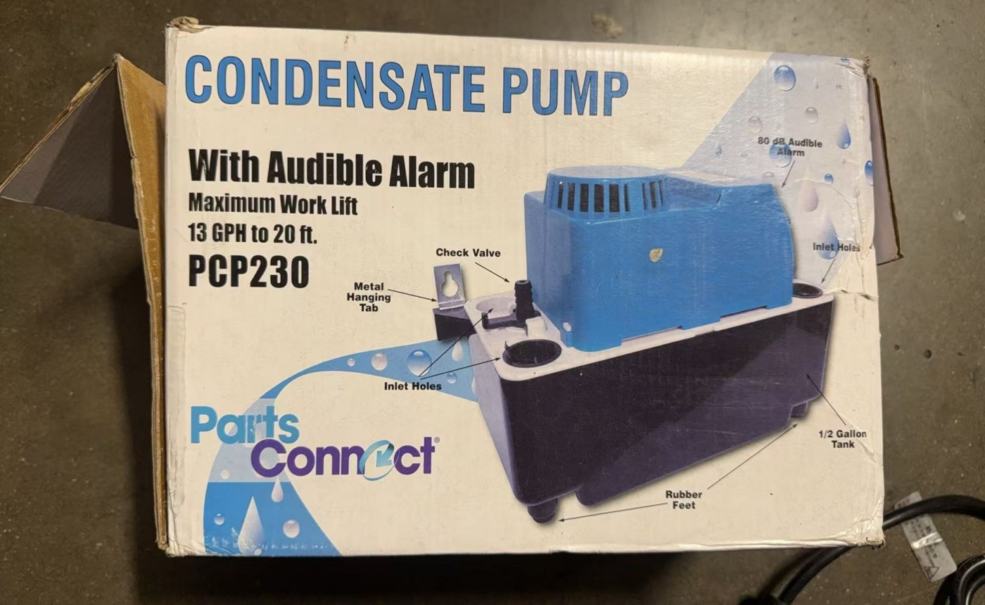 [Parts] Condensate Pump With Audible Alarm PCP230