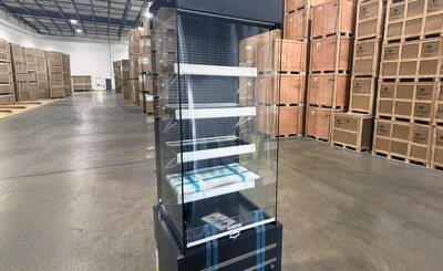 29 in Vertical Open Air Display Merchandisers NSF CF-700