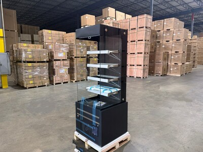 29 in Vertical Open Air Display Merchandisers NSF CF-700