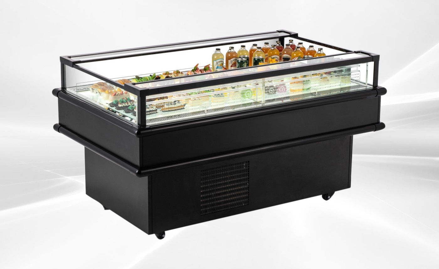 NSF 61 Ins Open Air Display Case Refrigerator CM-1500C