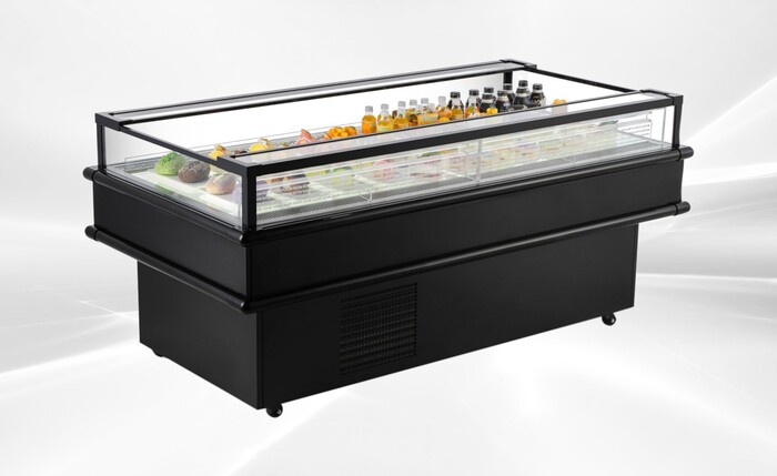 NSF 73 Ins Open Air Display Case Refrigerator CM-1800C