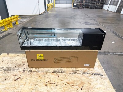 NSF 58 Ins Refrigerated Display Case sushi refrigerator CS-84