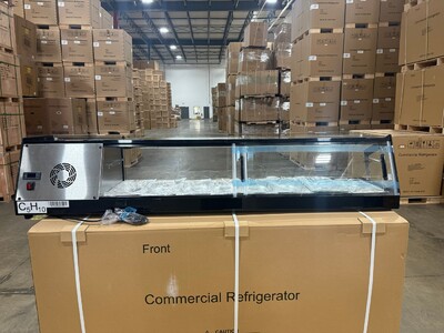 NSF 69 Ins Refrigerated Display Case sushi refrigerator CS-104