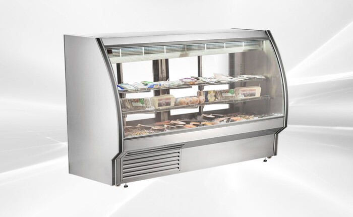 NSF 95 inches seafood raw meat Refrigerated Case CW-1318R-350
