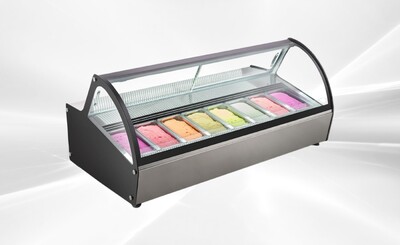 NSF Gelato case Dipping Freezer Ice Cream Cabinet DW-8R