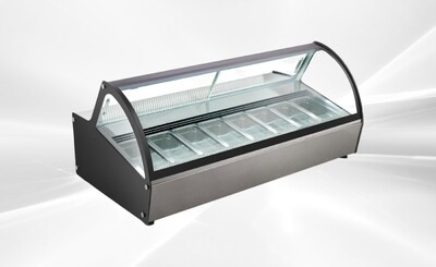 NSF Gelato case Dipping Freezer Ice Cream Cabinet DW-8R