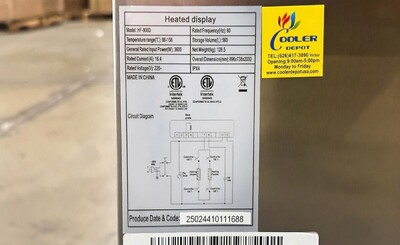 NSF 35 Ins Air Open Standing Display Warmer HF-900D