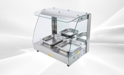 NSF Warmer Countertop Display Cabinet Show Case HW-1D