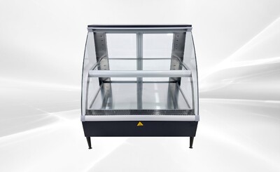 NSF Front Flip-down Glass Countertop Display Warmer HW-2PD-1
