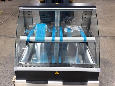 NSF Front Flip-down Glass Countertop Display Warmer HW-2PD-1