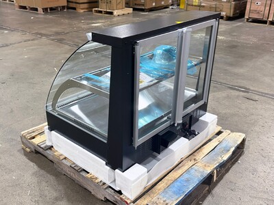 NSF Front Flip-down Glass Countertop Display Warmer HW-2PD-1