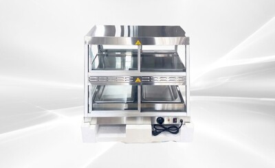 NSF  Full Service Dual Shelf Merchandiser Warmer HWS-2PD