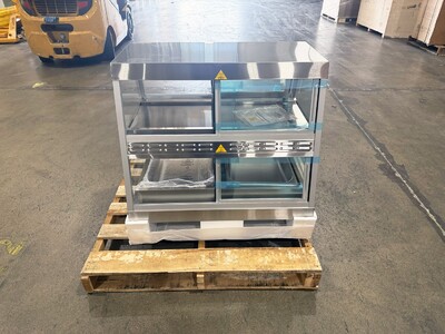 NSF  Full Service Dual Shelf Merchandiser Warmer HWS-2PD