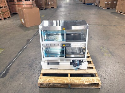 NSF  Full Service Dual Shelf Merchandiser Warmer HWS-2PD