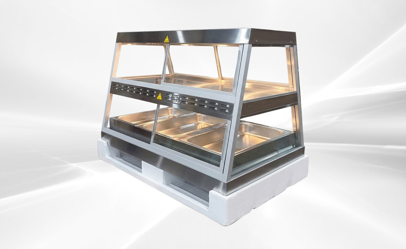 NSF  Full Service Dual Shelf Merchandiser Warmer HWS-3PD