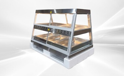NSF  Full Service Dual Shelf Merchandiser Warmer HWS-3PD