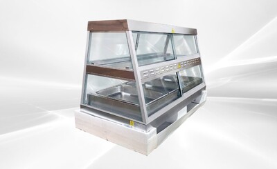 NSF  Full Service Dual Shelf Merchandiser Warmer HWS-3PD