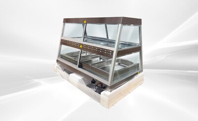 NSF  Full Service Dual Shelf Merchandiser Warmer HWS-3PD
