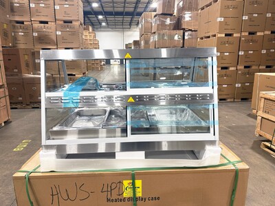 NSF  Full Service Dual Shelf Merchandiser Warmer HWS-3PD