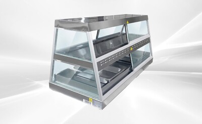 NSF Sliding Glass Door Countertop Display Warmer HWS-4PD
