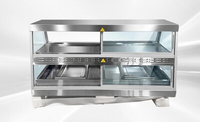 NSF Sliding Glass Door Countertop Display Warmer HWS-4PD