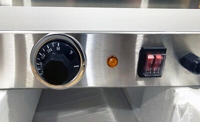 NSF Sliding Glass Door Countertop Display Warmer HWS-4PD