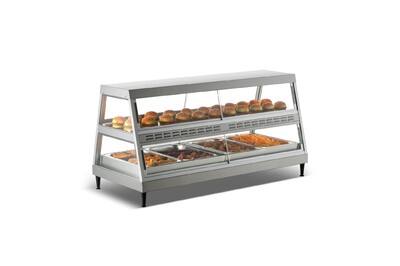 NSF Sliding Glass Door Countertop Display Warmer HWS-4PD