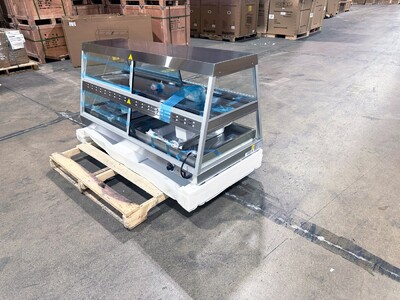 NSF Sliding Glass Door Countertop Display Warmer HWS-4PD