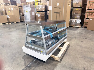 NSF Sliding Glass Door Countertop Display Warmer HWS-4PD