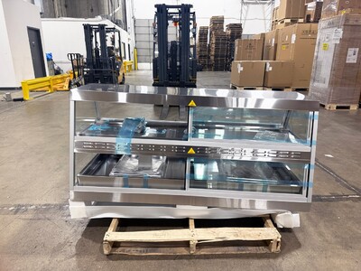NSF Sliding Glass Door Countertop Display Warmer HWS-4PD