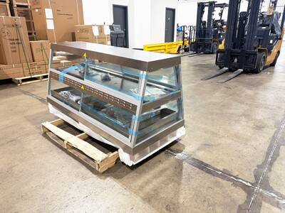 NSF Sliding Glass Door Countertop Display Warmer HWS-4PD
