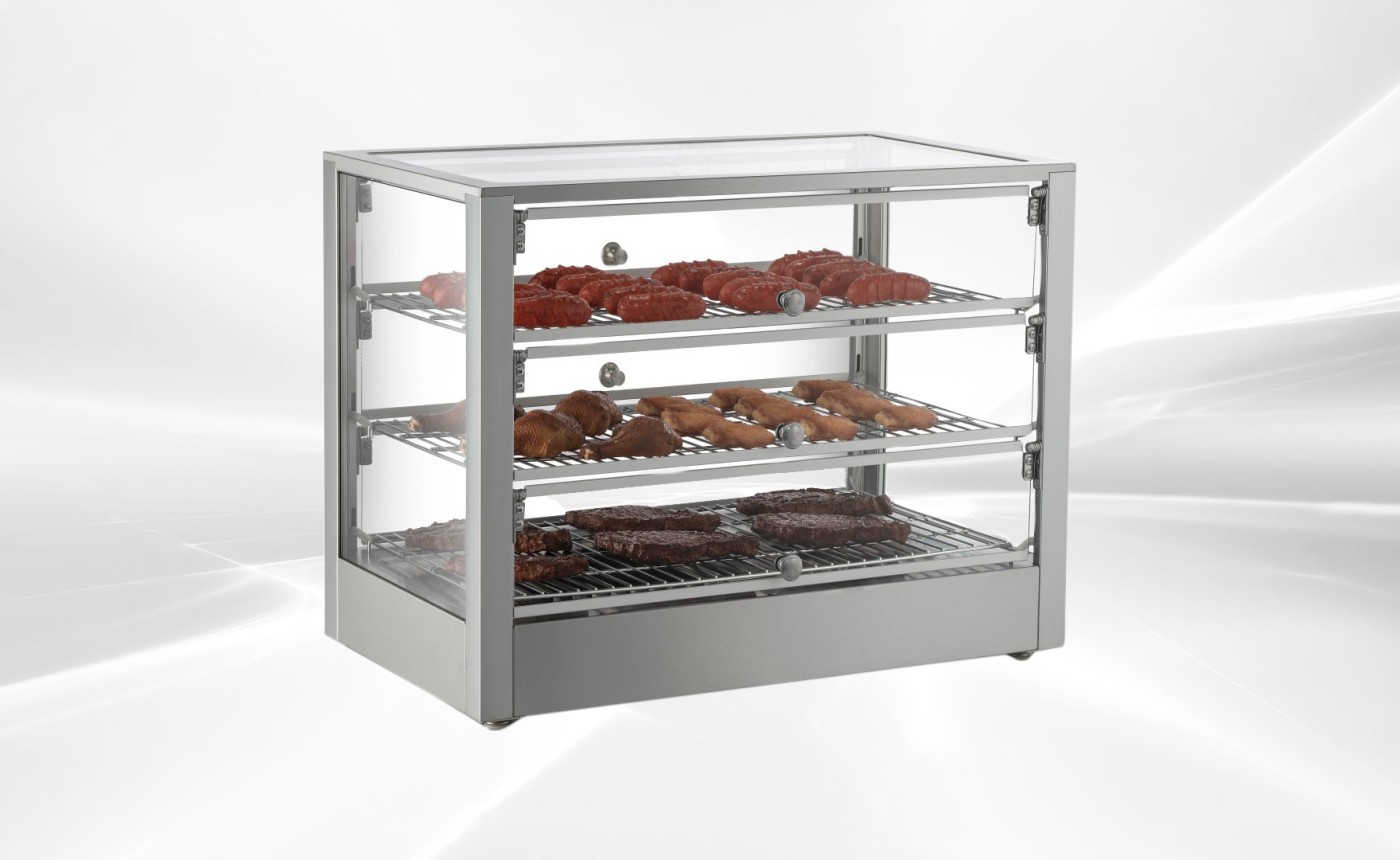 NSF 27 ins 3 Shelf Countertop Food Warmer Display HW-115