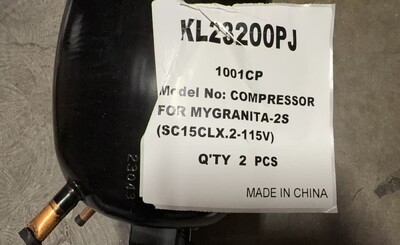 [Parts] MG12L-2S Slushy Making Machine Compressor SC15CLX.2