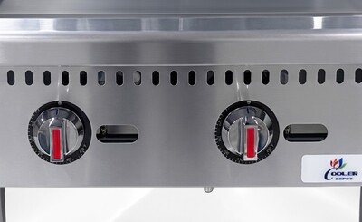 NSF 24 ins Thermostat griddle Medium NG HERG-24T