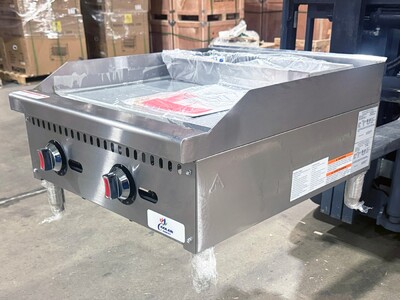 NSF 24 ins Thermostat griddle Medium NG HERG-24T