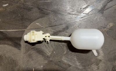 [Parts] White Plastic Long Float Valve