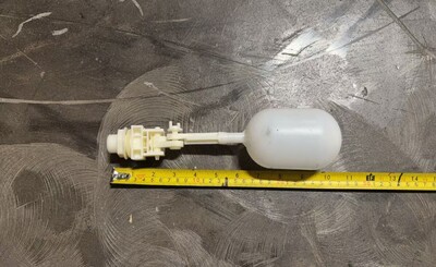 [Parts] White Plastic Long Float Valve