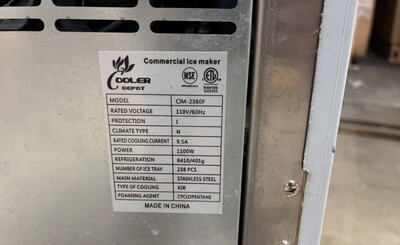 Clearance NSF 520 LBS Commercial ice maker machine 80470L1204