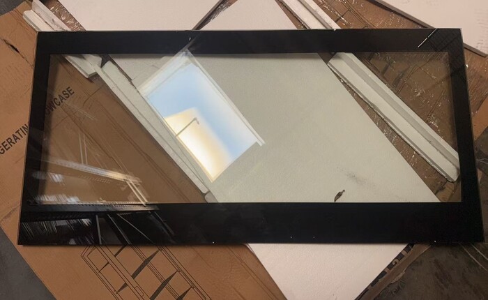 [Parts] CW-471 bakery refrigerator Top Glass