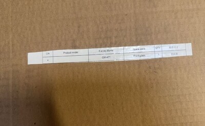 [Parts] CW-471 bakery refrigerator Front Glass