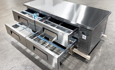 NSF Refrigerated 4 Drawers Chefs Base KAR-72